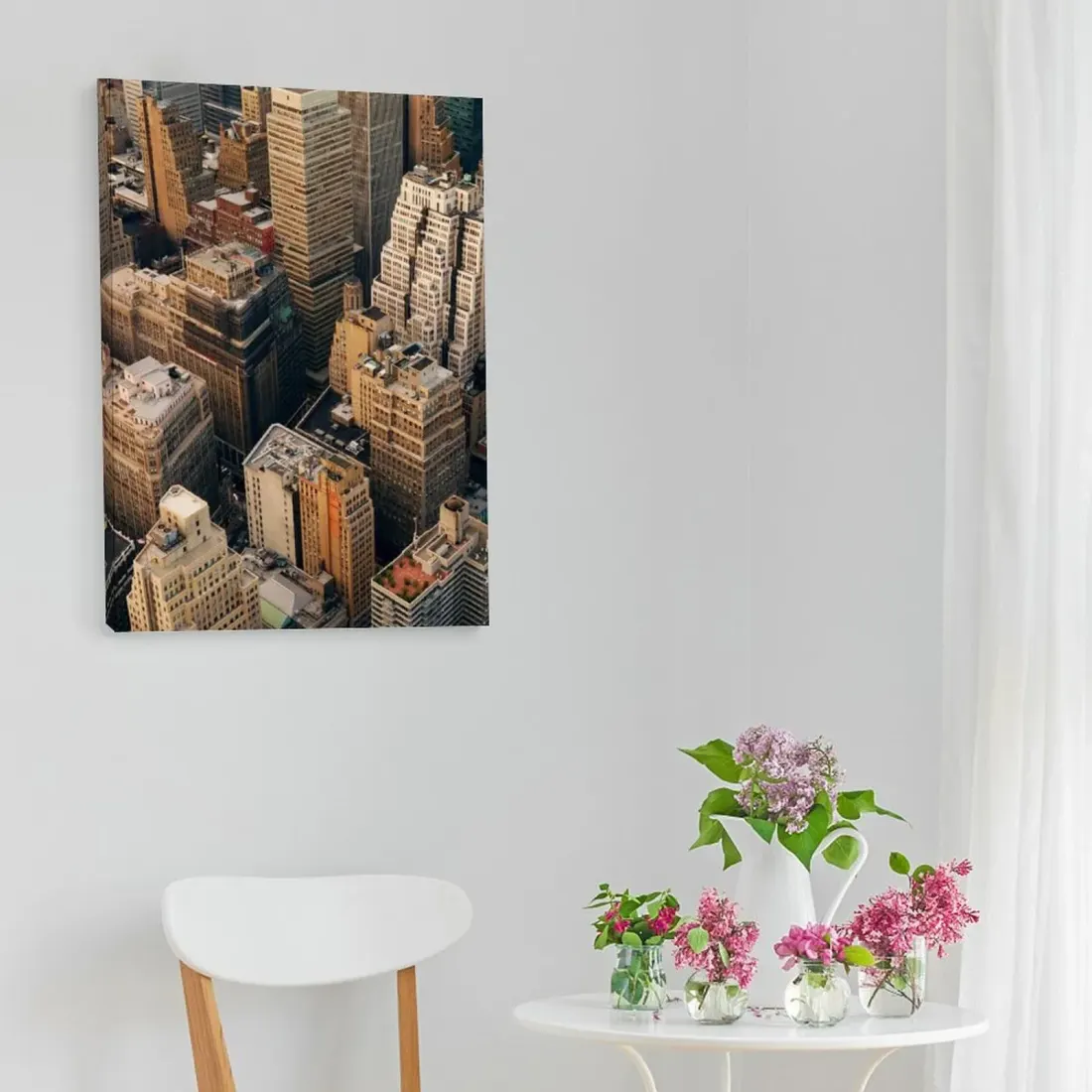 Custom Photo Canvas Print, Vertical Wall Art Gift for Family and Couples — photo 2