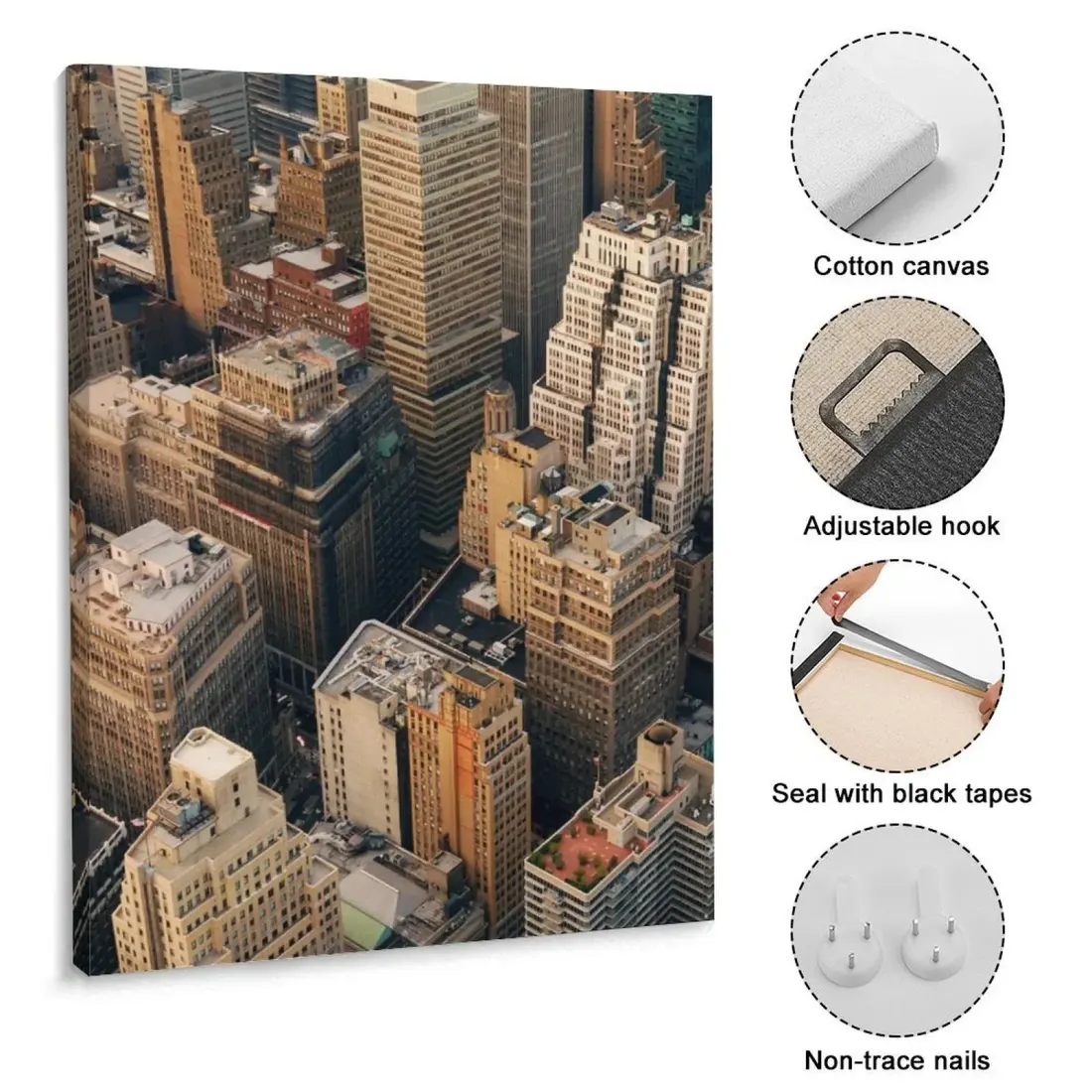 Custom Photo Canvas Print, Vertical Wall Art Gift for Family and Couples — photo 6