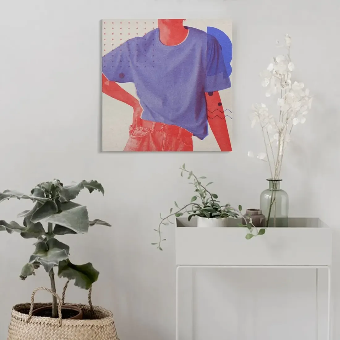 Custom Photo Canvas Print, 16x16 Inch Square with Wooden Frame — photo 3