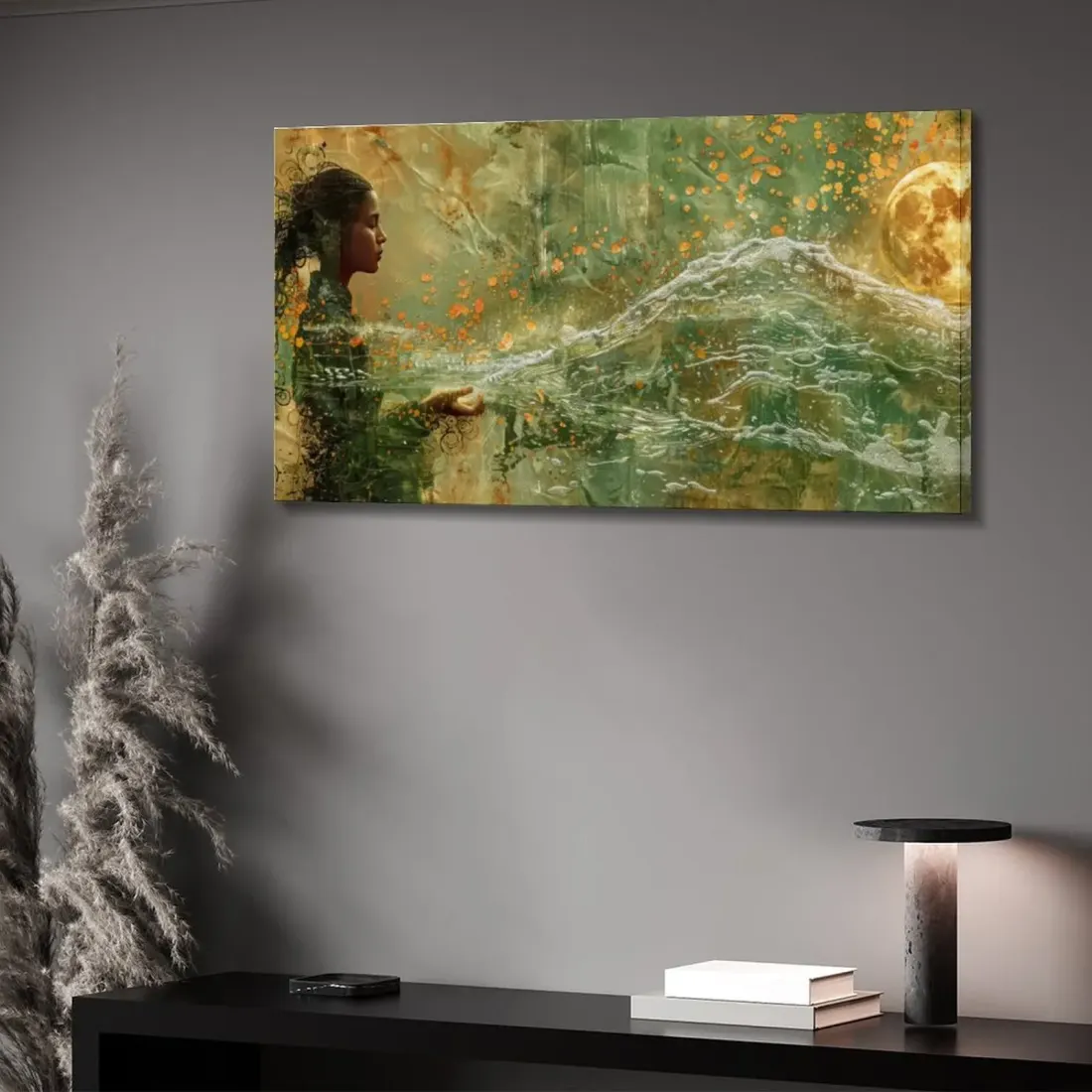 Custom 8x16 Canvas Print with Your Photo, Horizontal Wall Art Gift