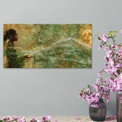 Custom 8x16 Canvas Print with Your Photo, Horizontal Wall Art Gift thumbnail 2