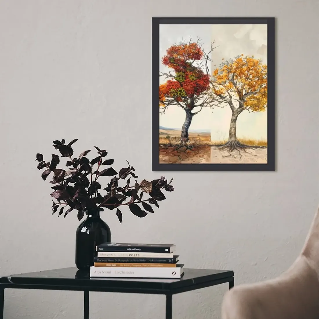 Custom Framed Photo Print, Your Photo or Design, 15.7 x 11.8 Inch Wall Art — photo 2