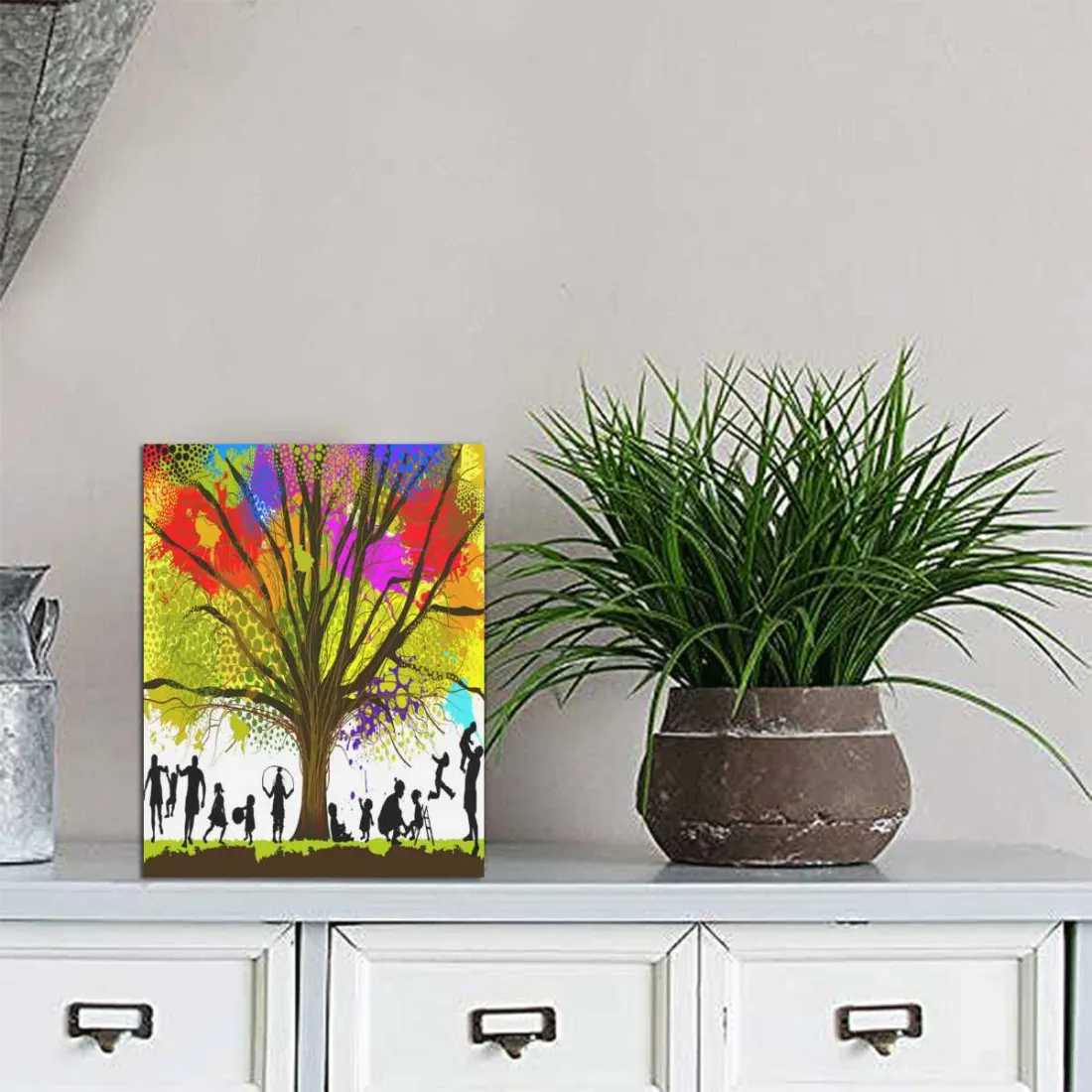 Custom Tabletop Photo Panel 6x8 with Stand, Personalized Family Photo Gift — photo 2