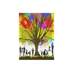 Custom Tabletop Photo Panel 6x8 with Stand, Personalized Family Photo Gift thumbnail 3