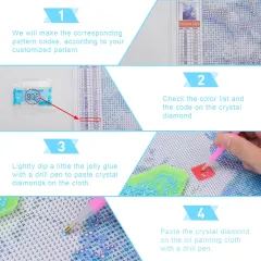Custom Photo Diamond Painting Kit, 8x12 Inch Vertical DIY Craft Gift thumbnail 3