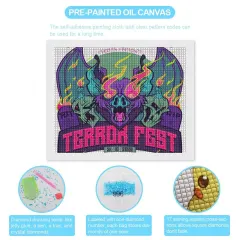 Custom Diamond Painting Kit From Your Photo, 20x16 Horizontal DIY Gift thumbnail 5