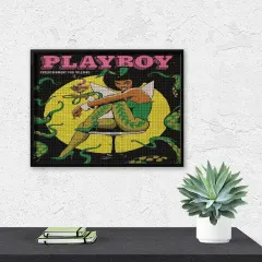 Custom Diamond Painting Kit From Your Photo, 16x12 Inch Horizontal Craft Gift thumbnail 1