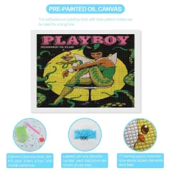 Custom Diamond Painting Kit From Your Photo, 16x12 Inch Horizontal Craft Gift thumbnail 5