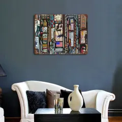 Custom Vintage Metal Sign with Rusty Edges, Your Own Photo or Design thumbnail 2