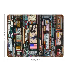 Custom Vintage Metal Sign with Rusty Edges, Your Own Photo or Design thumbnail 4