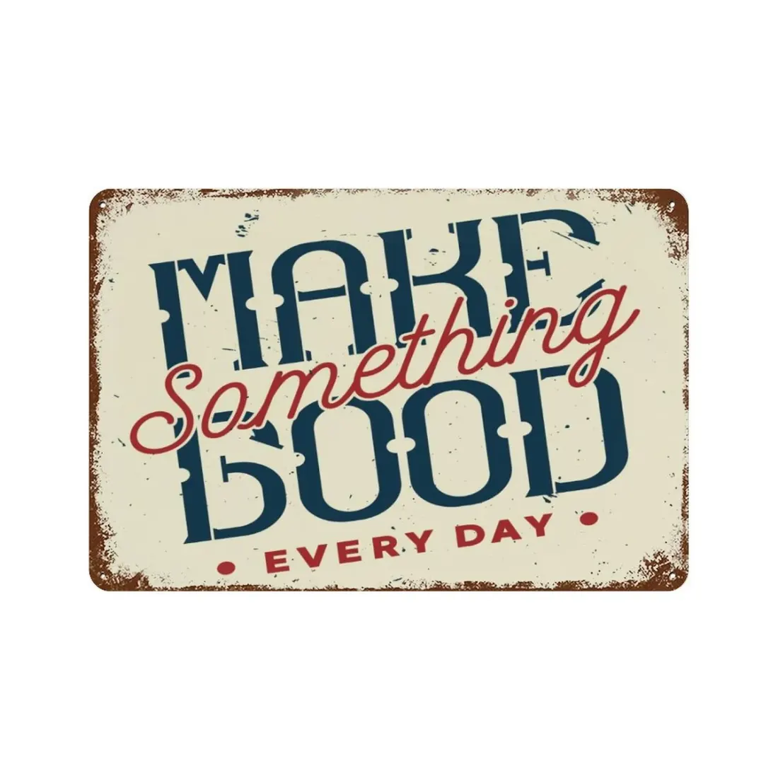 Custom Vintage Metal Sign with Your Own Design, Rustic Home and Bar Decor — photo 6
