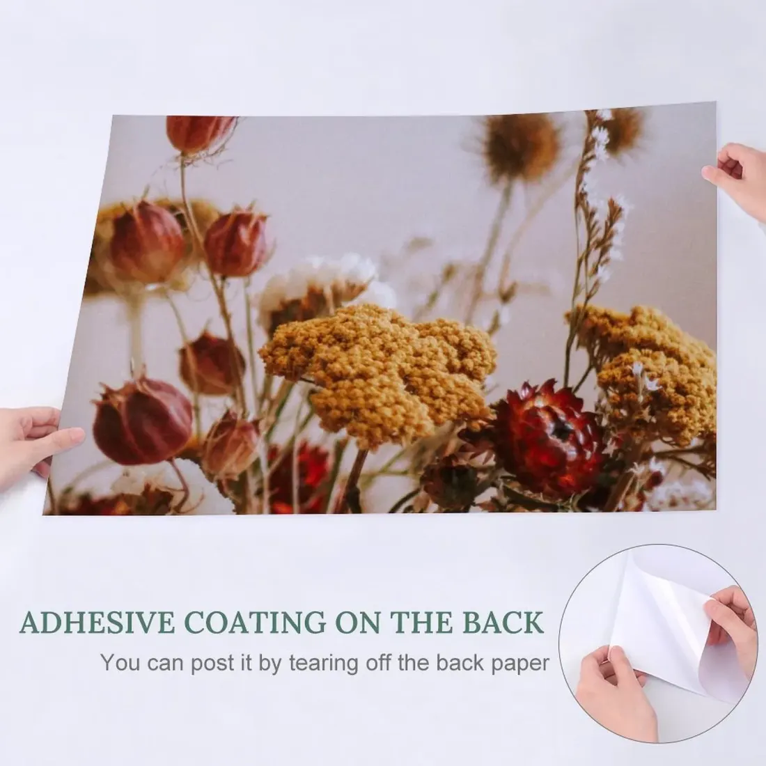 Custom Peel and Stick Poster with Your Photo, Horizontal Wall Art Print — photo 6
