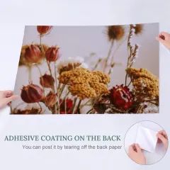 Custom Peel and Stick Poster with Your Photo, Horizontal Wall Art Print thumbnail 6