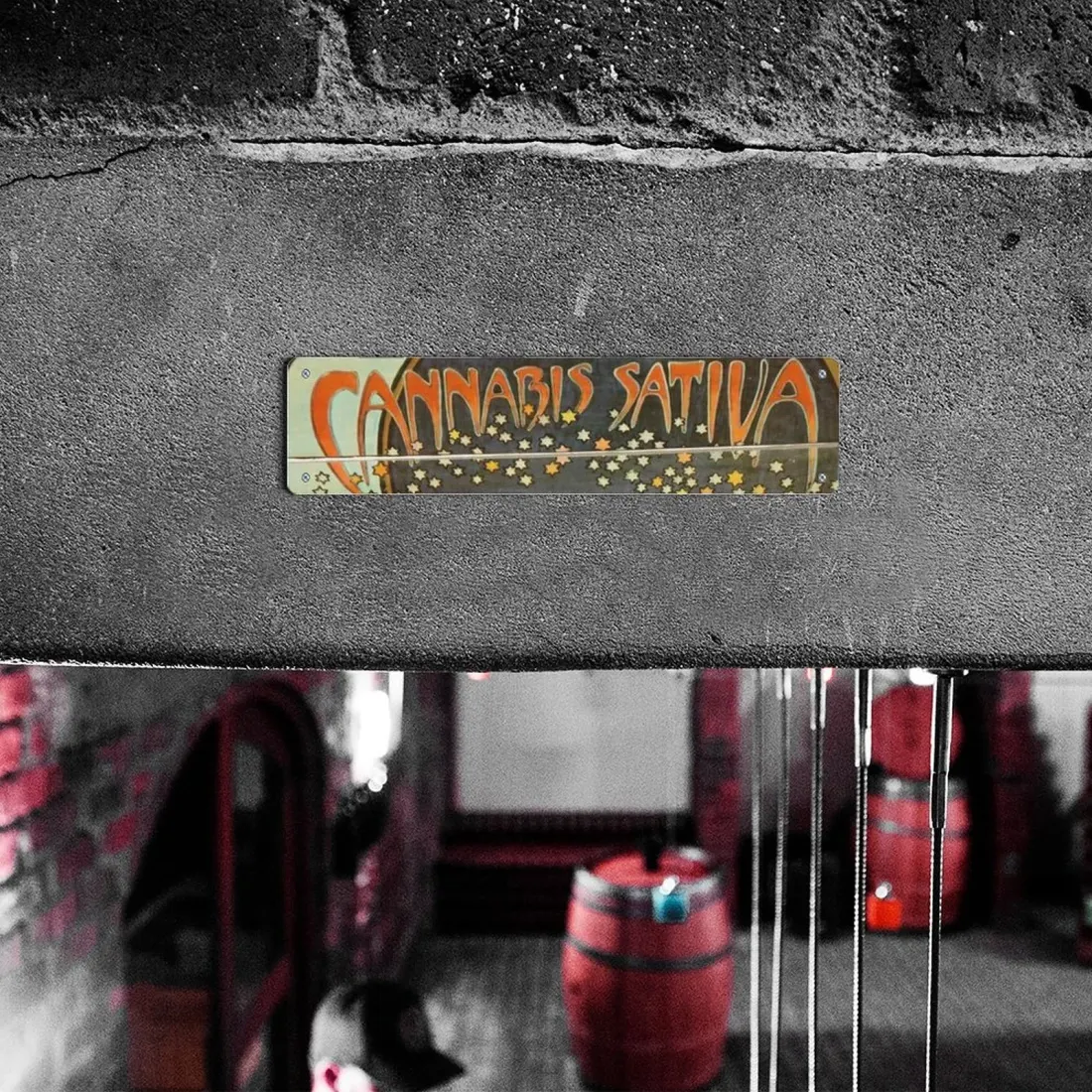 Custom Metal Street Sign With Your Own Design, 16x4 Vintage Style Wall Decor