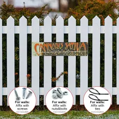 Custom Metal Street Sign With Your Own Design, 16x4 Vintage Style Wall Decor thumbnail 3