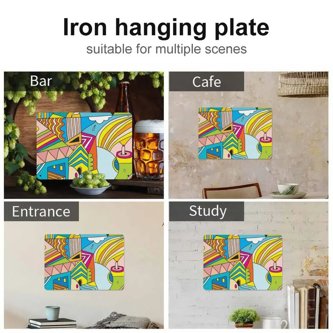 Custom Photo Metal Sign With Your Own Design, Small 5.5 x 7.9 Inch Wall Art — photo 6
