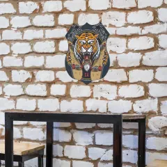 Custom Shield Metal Sign with Your Own Design, Tin Wall Decor for Home or Bar thumbnail 4