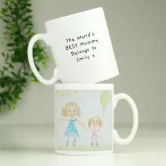 Personalised Childrens Drawing Mug, Custom Photo Upload Mug, Special Gifts thumbnail 1