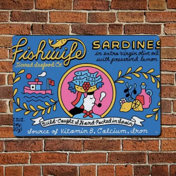 Custom Aluminum Metal Sign with Your Design for Kitchen, Bar or Business