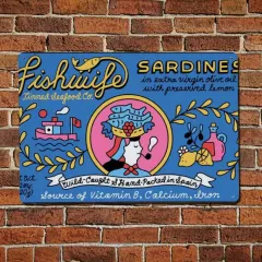 Custom Aluminum Metal Sign with Your Design for Kitchen, Bar or Business thumbnail 1