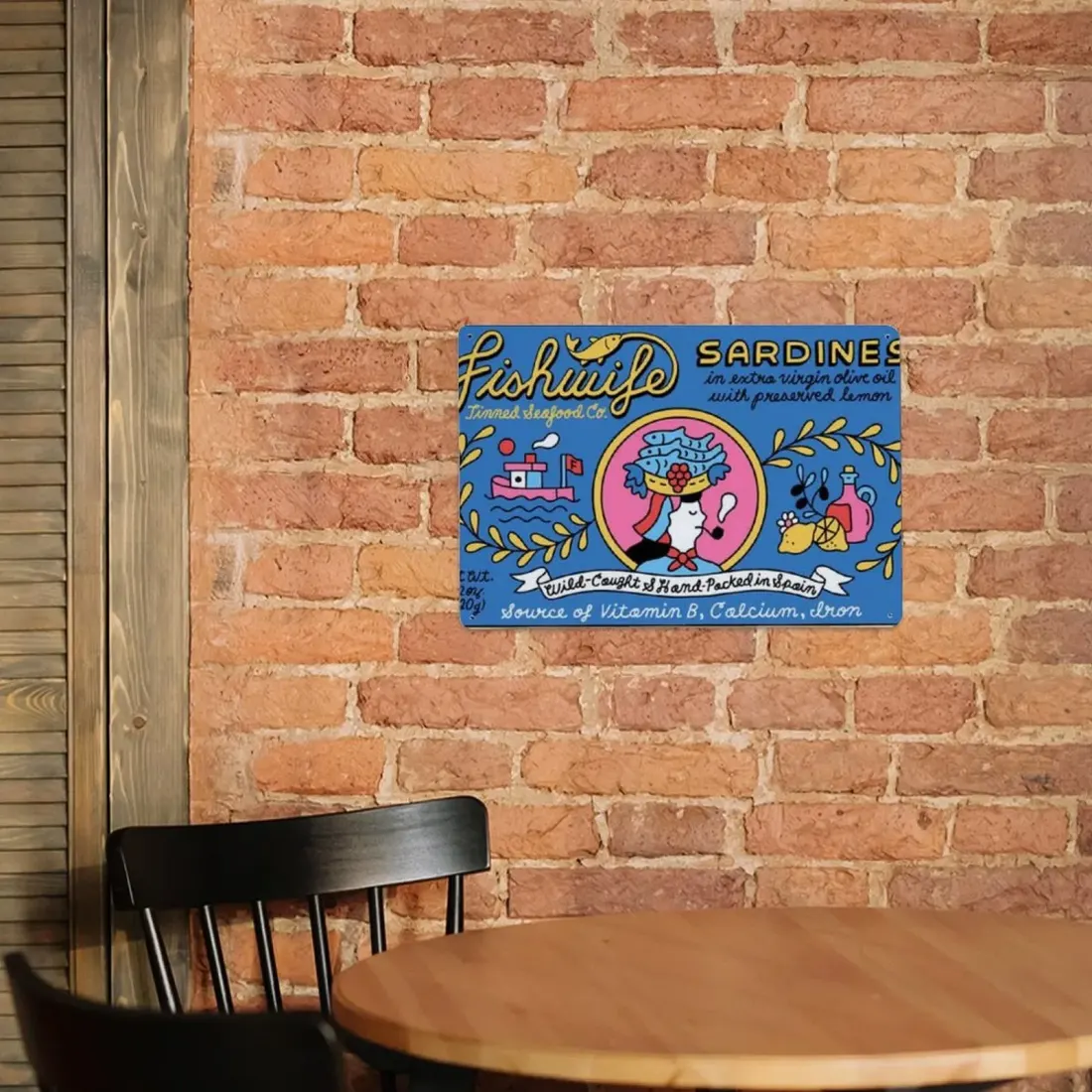 Custom Aluminum Metal Sign with Your Design for Kitchen, Bar or Business — photo 2