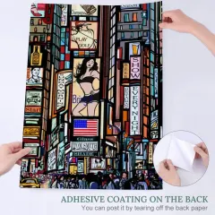 Custom Self Adhesive Poster with Your Photo, Glossy Waterproof Wall Print thumbnail 5