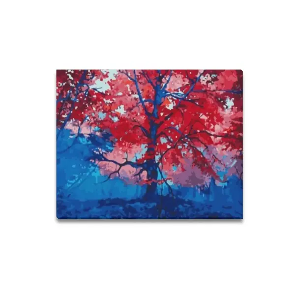 Custom Paint by Numbers from Your Photo, 20x16 Framed Canvas Kit with Paints