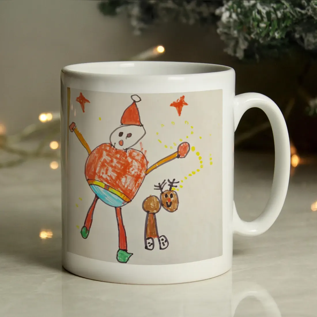 Personalised Childrens Drawing Mug, Custom Photo Upload Mug, Special Gifts — photo 5