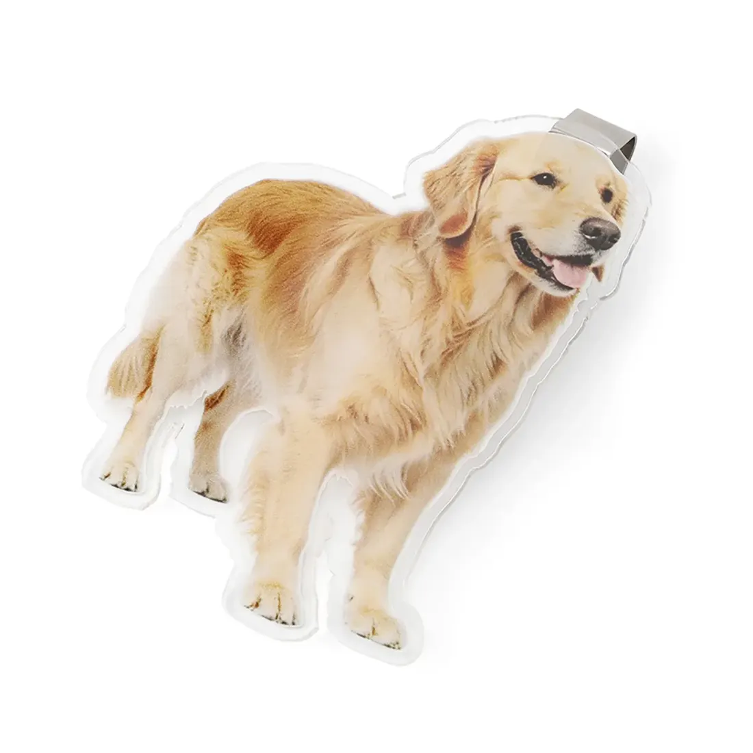 Custom Pet Photo Visor Clip, Acrylic Car Gift for Pet Lovers and Drivers — photo 3