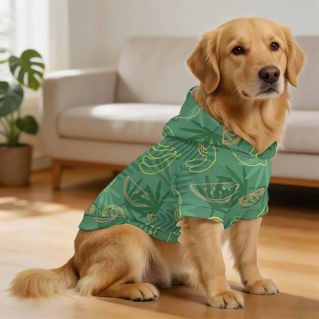 Custom Large Dog Hoodie, Print Your Own Photo or Design, 2XL to 4XL
