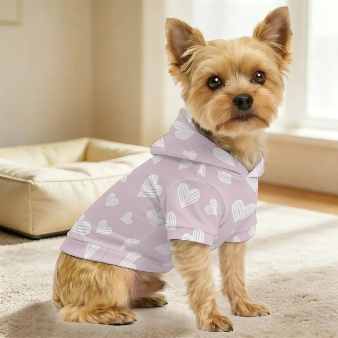 Custom Small Dog Hoodie with Your Own Design or Photo, Gift for Pet Lovers