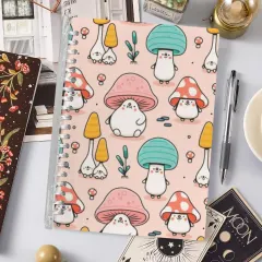 Personalized Loose Leaf Notebook, A5 Refillable with Your Own Cover Design thumbnail 1