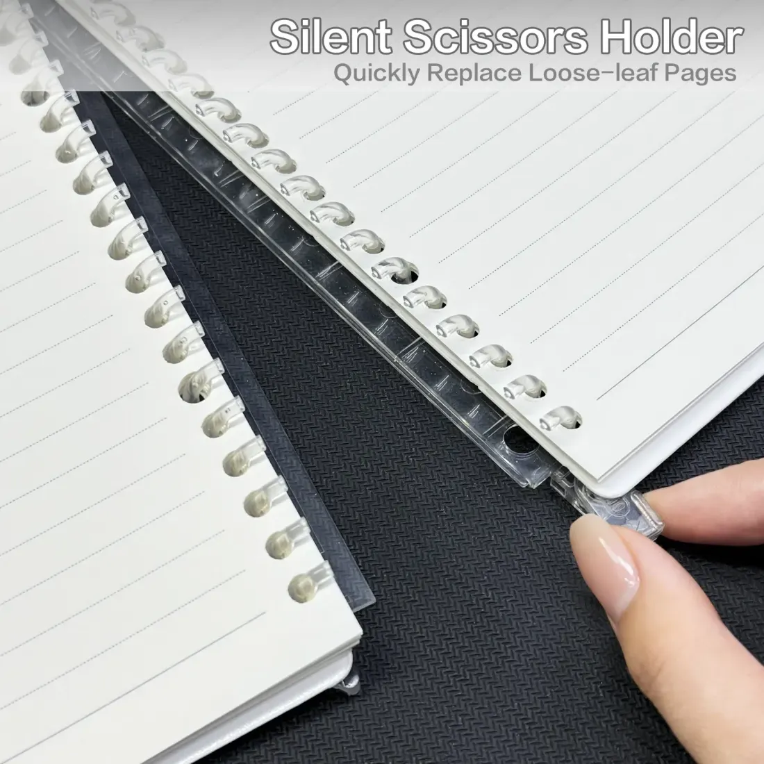 Personalized Loose Leaf Notebook, A5 Refillable with Your Own Cover Design — photo 6