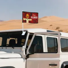 Custom Halloween Car Flag with Your Own Design for Trunk or Treat thumbnail 3
