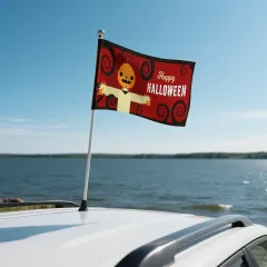 Custom Halloween Car Flag with Your Own Design for Trunk or Treat thumbnail 4