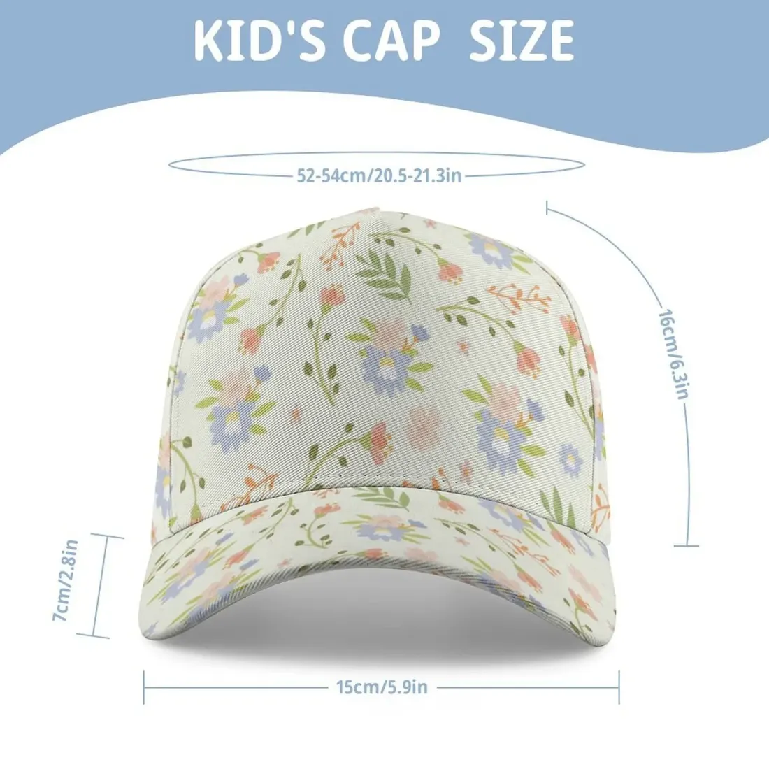 Custom Kids Baseball Cap with Your Own Design for Boys and Girls — photo 6
