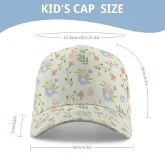 Custom Kids Baseball Cap with Your Own Design for Boys and Girls thumbnail 6