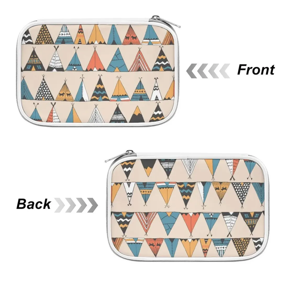 Custom Photo Pencil Case, PU Leather Zip Pen Pouch for Students and Teachers — photo 4
