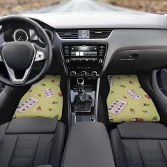 Personalized Car Floor Mats, Set of 4 Printed With Your Photo or Design thumbnail 1