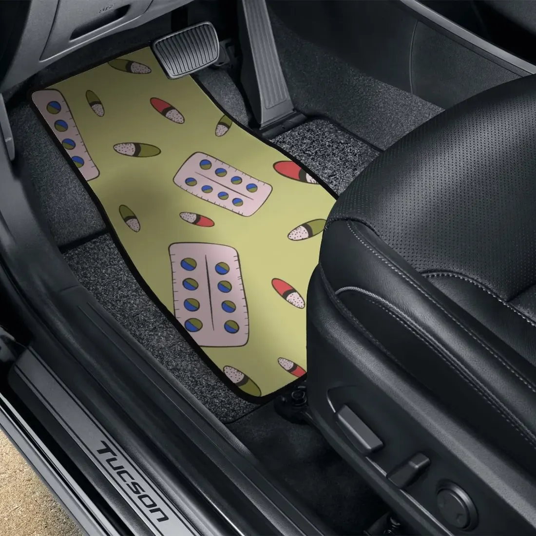 Personalized Car Floor Mats, Set of 4 Printed With Your Photo or Design — photo 3