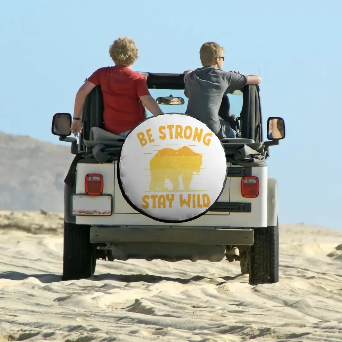 Custom Spare Tire Cover with Your Own Design, Gift for Off-Road Drivers — photo 3