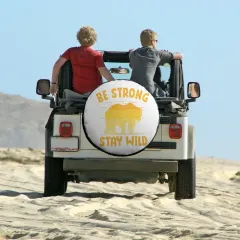 Custom Spare Tire Cover with Your Own Design, Gift for Off-Road Drivers thumbnail 3