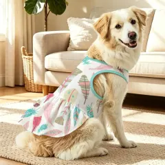 Custom Large Dog Dress with Your Own Design, Ruffled Skirt for Big Dogs thumbnail 1