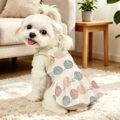Personalized Small Dog Dress with Your Own Design and Ruffle Skirt thumbnail 2