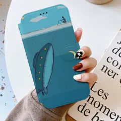 Custom Wallet Phone Case for iPhone 16 Plus with Your Photo and Wrist Strap thumbnail 1