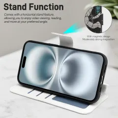 Custom iPhone 16 Wallet Case with Your Photo, Card Slots and Wrist Strap thumbnail 4