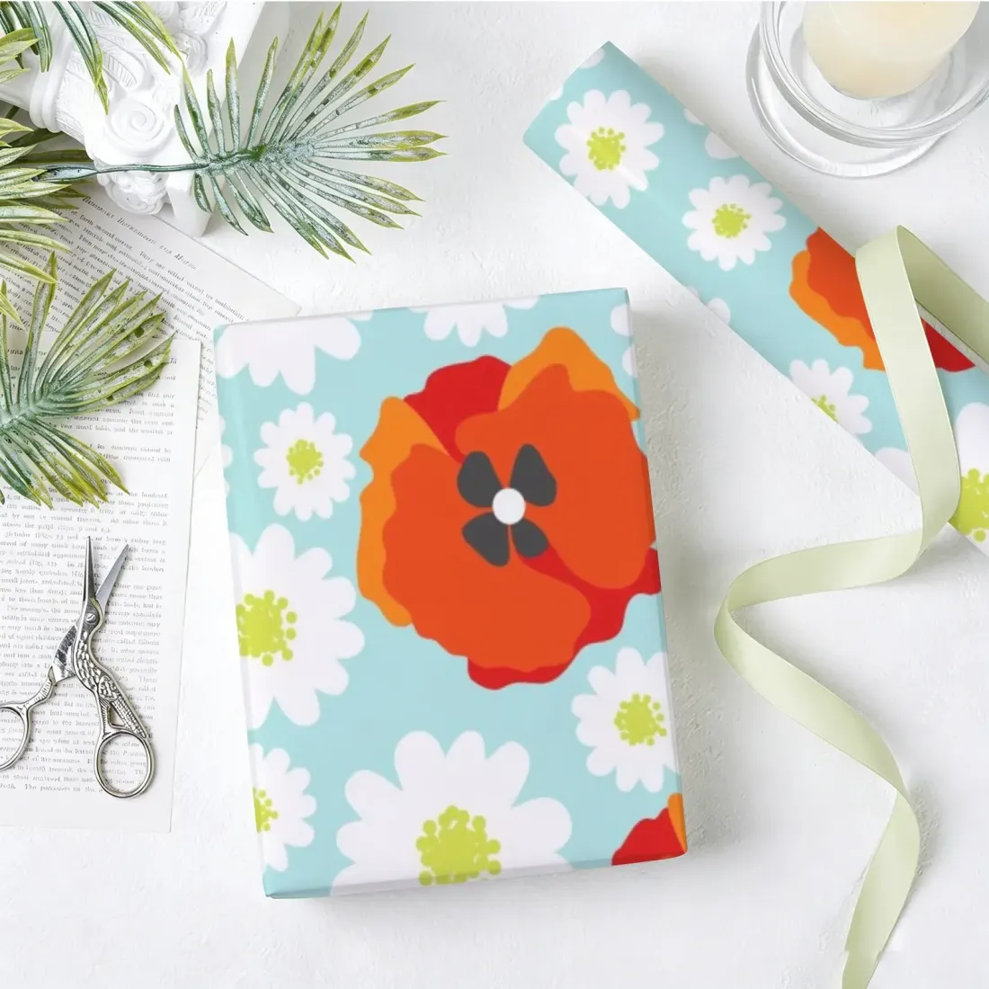 Custom Wrapping Paper Roll with Your Photo or Design for Birthdays and Holidays — photo 2