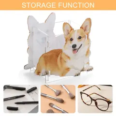 Custom Pet Photo Pen Holder, Shaped Acrylic Desk Organizer for Pet Lovers thumbnail 5