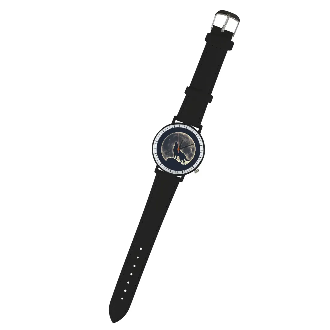 Custom Unisex Leather Strap Watch — photo 3