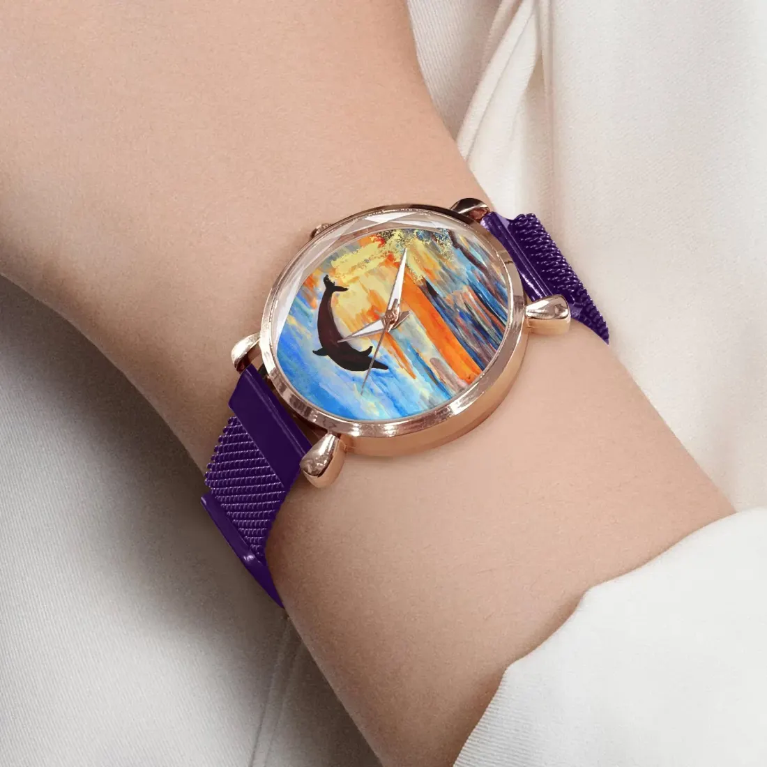 Custom Women's Magnetic Strap Watch — photo 2